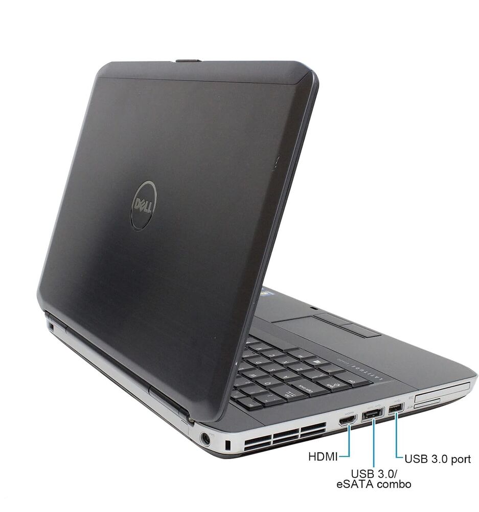 14" Dell Latitude Laptop with Intel i5, 16GB RAM, 750GB Storage