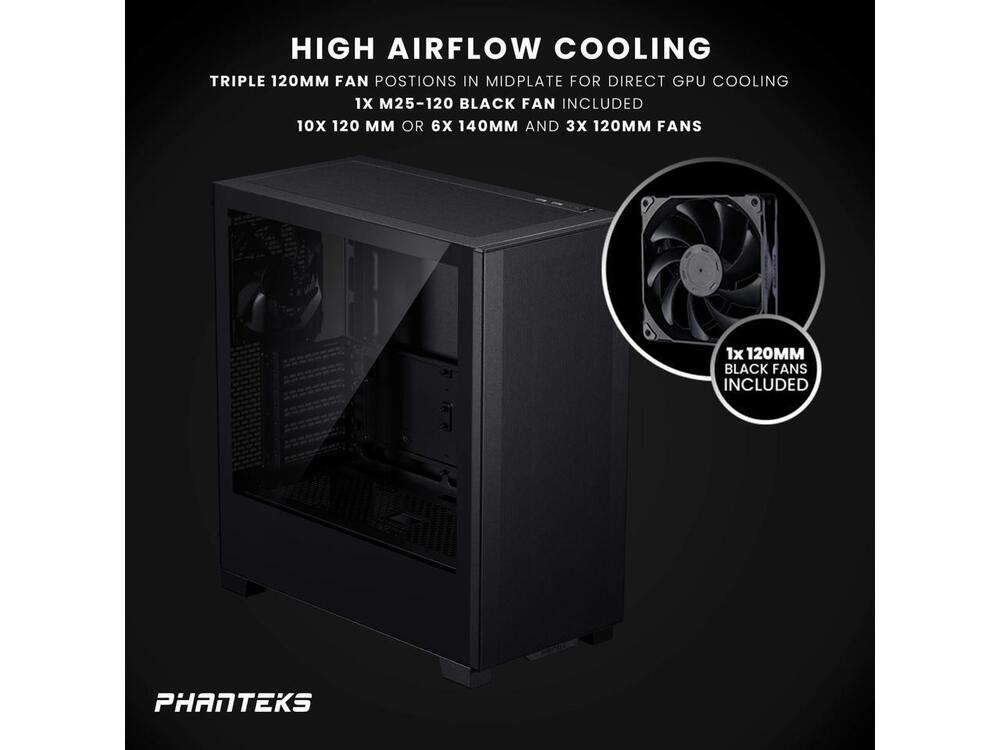 Phanteks XT Pro Mid-Tower Gaming PC Case - High Airflow Mesh Design