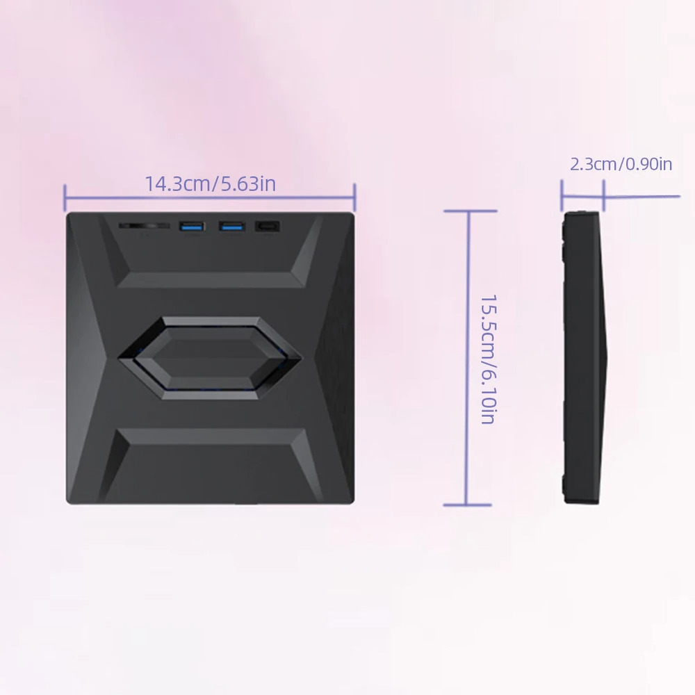 High-Speed External CD/DVD Drive with USB 3.0 for Windows PCs