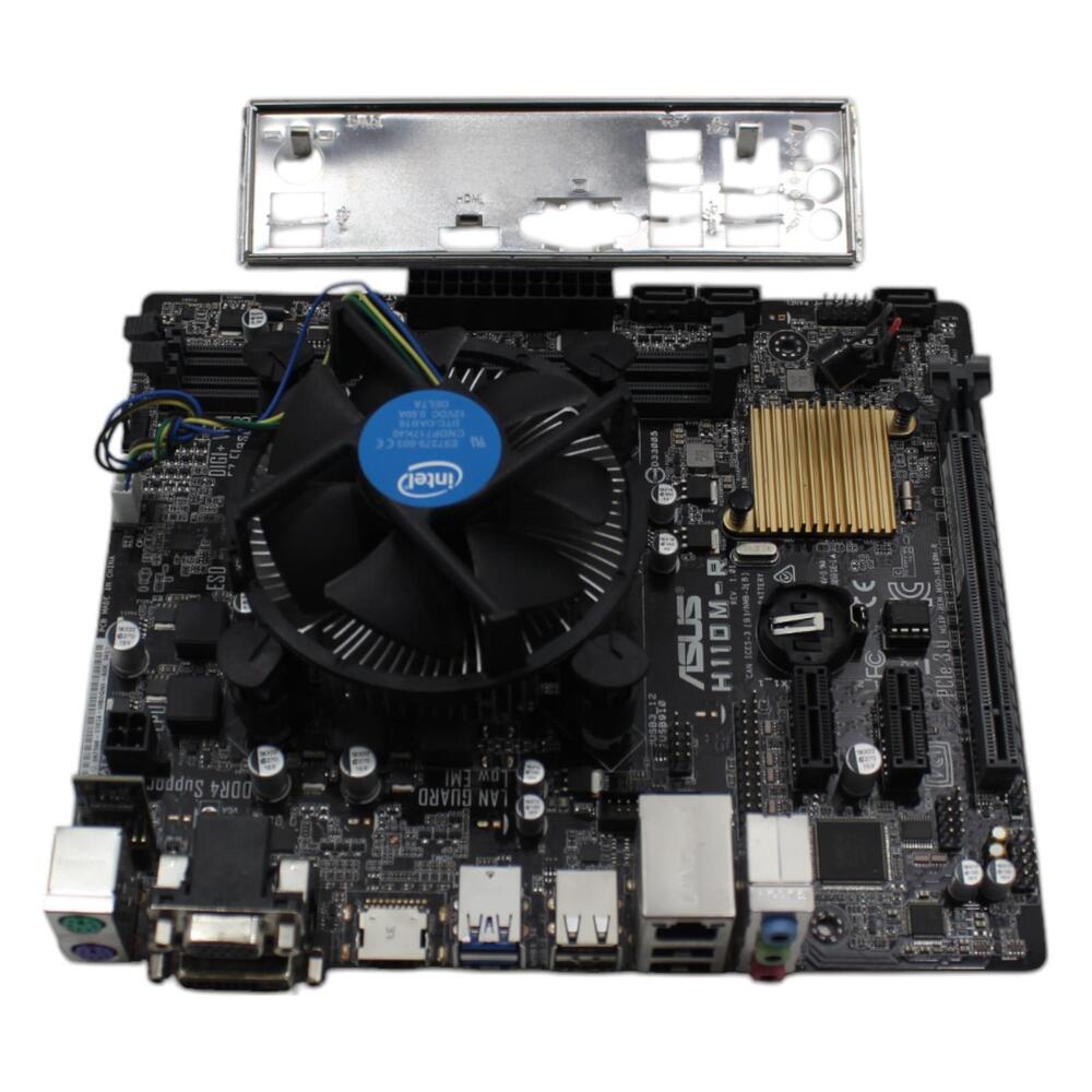 ASUS H110M-R Intel 6th/7th Gen Motherboard with Heatsink & I/O Shield