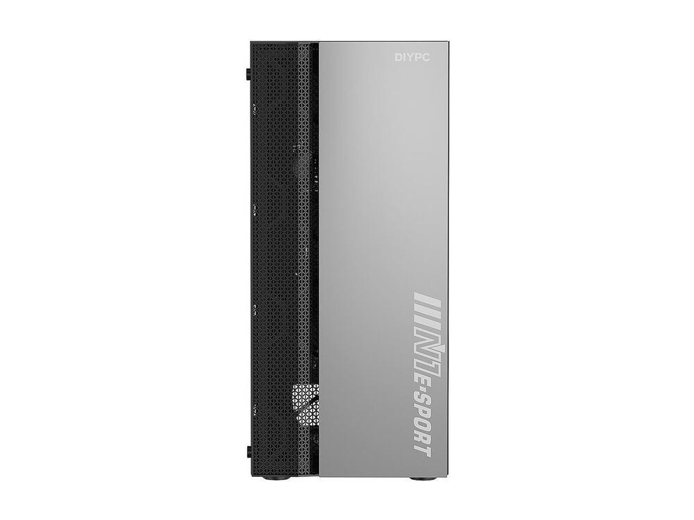 DIYPC Black USB 3.0 Steel Tempered Glass ATX Mid Tower Computer Case DIY-S08-BK