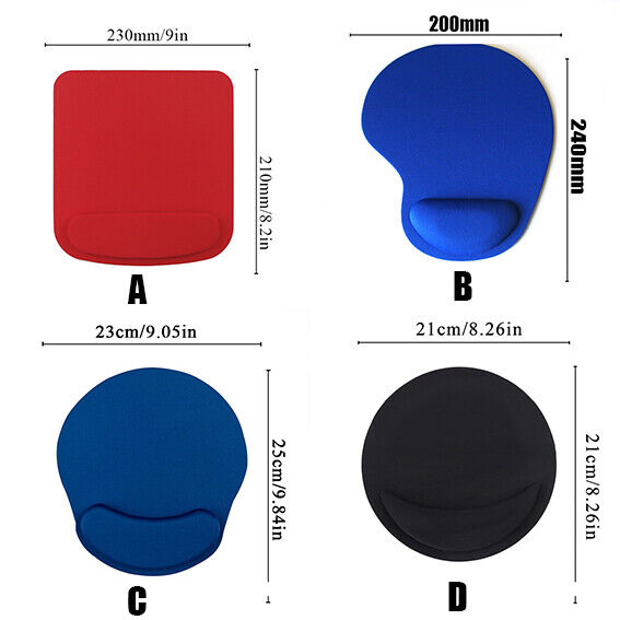 Ergonomic Wrist Rest Mouse Pad for Comfortable Computing