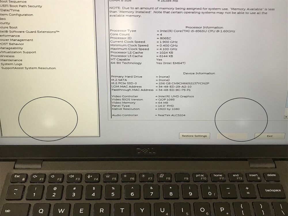 Dell Latitude 5400 Business Laptop with 14" HD Display