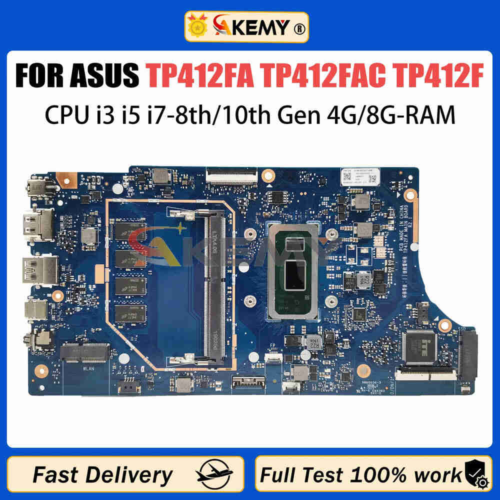 ASUS TP412F Motherboard Upgrade Kit with i3/i5/i7 CPU Support