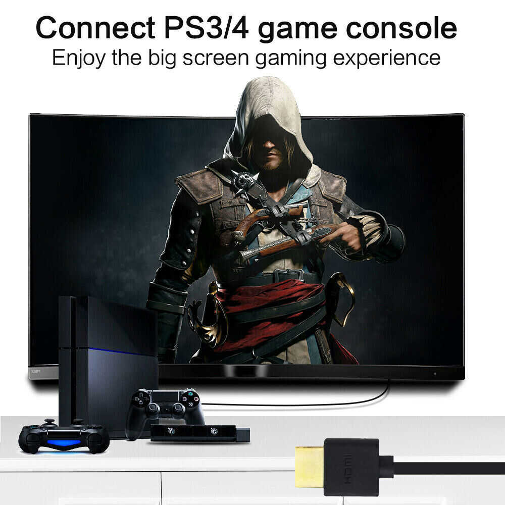 HDMI to HDMI Video Cable Converter Adapter for Gaming Consoles