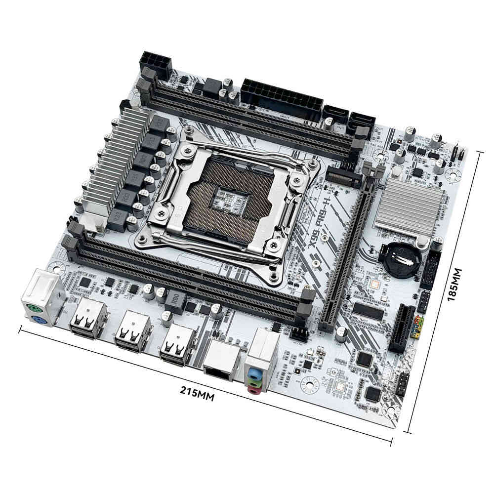 X99 LGA 2011-v3 White Gaming Motherboard