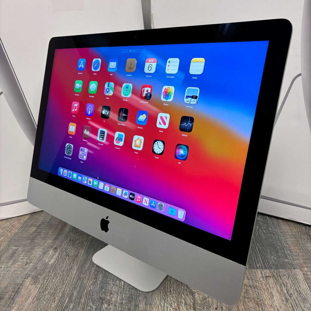 Apple iMac 21.5 Inch All-In-One Desktop Computer - 1TB HDD, 16GB RAM (2017/2019 Model)