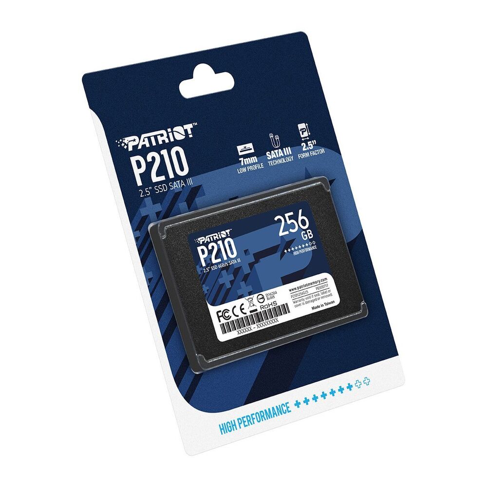 Patriot P210 256GB SSD - High-Speed SATA III Internal Storage Drive