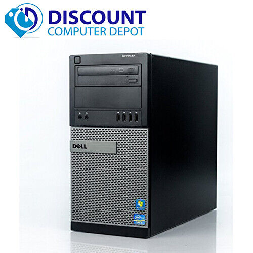 Dell Tower Computer PC - Core i5-2400 3.10GHz, 4GB RAM, 1TB HD, Windows 10 Home