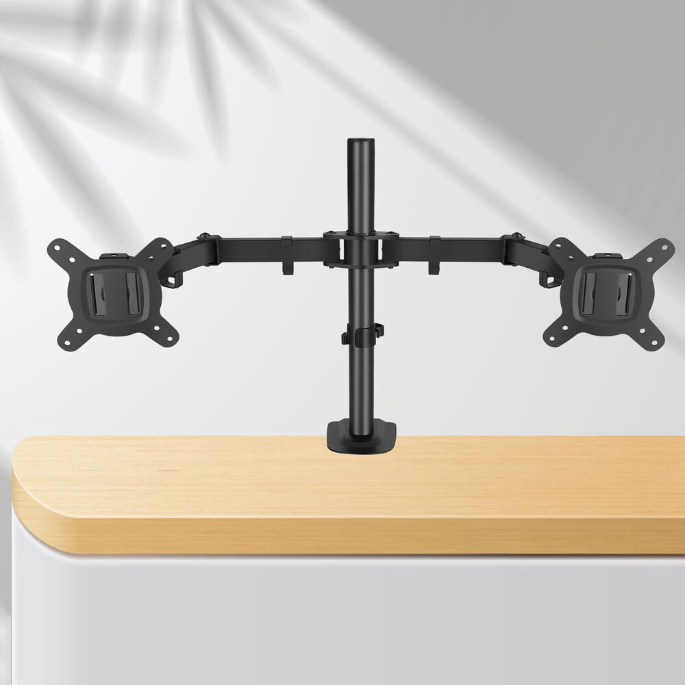 Dual LCD Screen Swivel Stand Mount Holder
