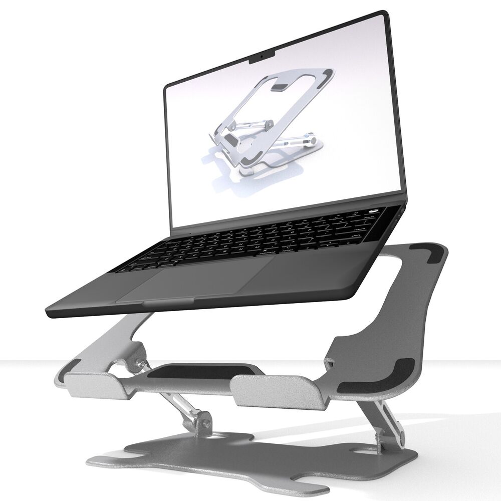 Portable Aluminum Laptop Stand with Adjustable Height