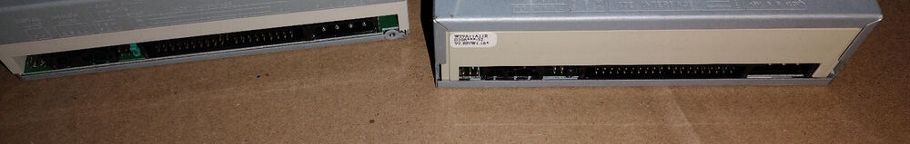 White Dual IDE DVD CDRW Optical Disc Drives