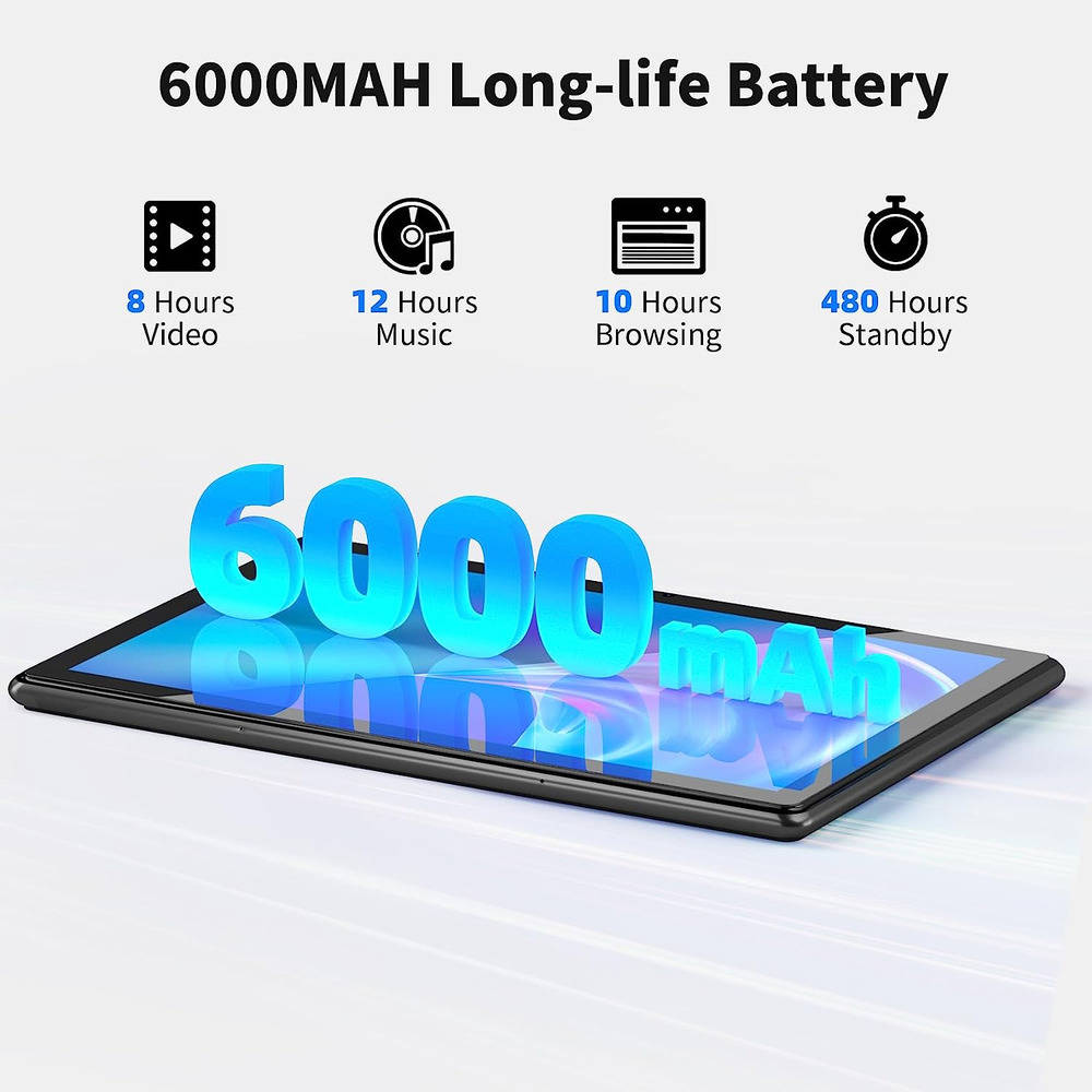 SGIN 10.1 Inch Android 13 Tablet with 4GB RAM and 128GB Storage