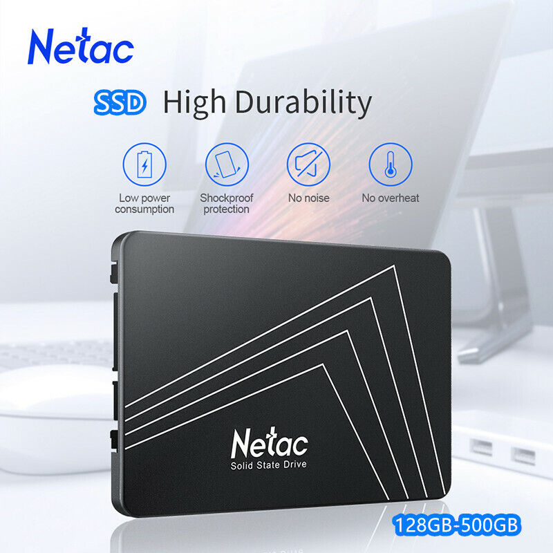 Netac High-Speed 120GB/240GB/500GB 2.5" SATA III SSDs