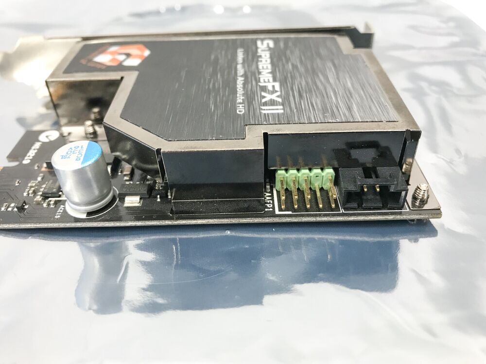 ASUS Supreme-FX II PCIe Sound Card - Enhanced Audio for Gamers