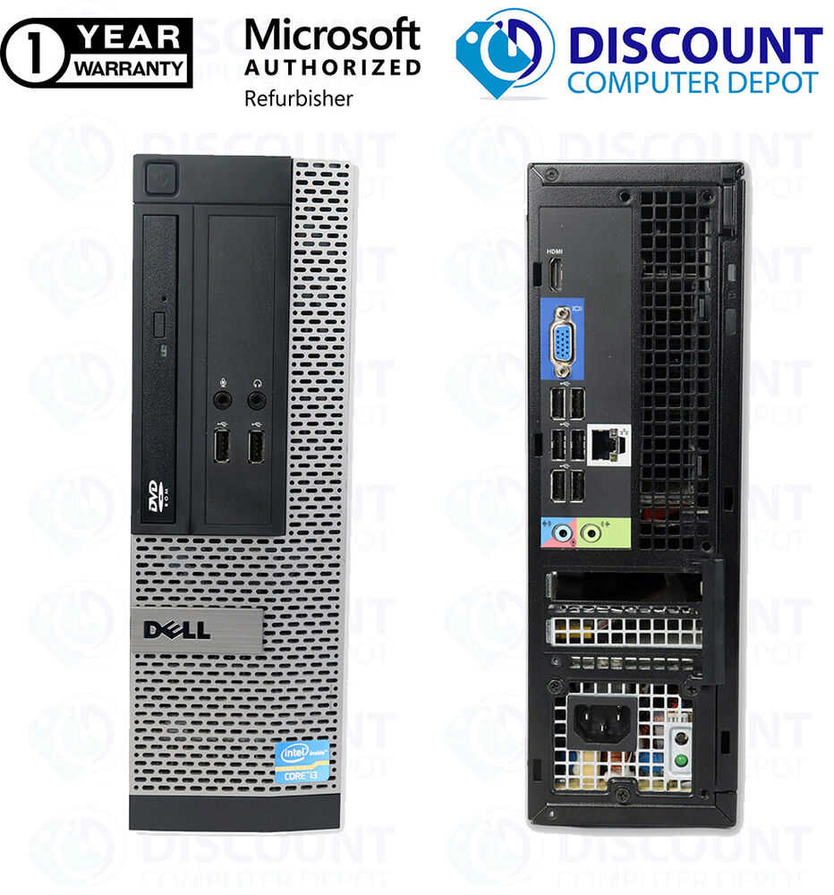 Dell 390 SFF Desktop Computer with Intel Core i3, 8GB RAM, 256GB SSD