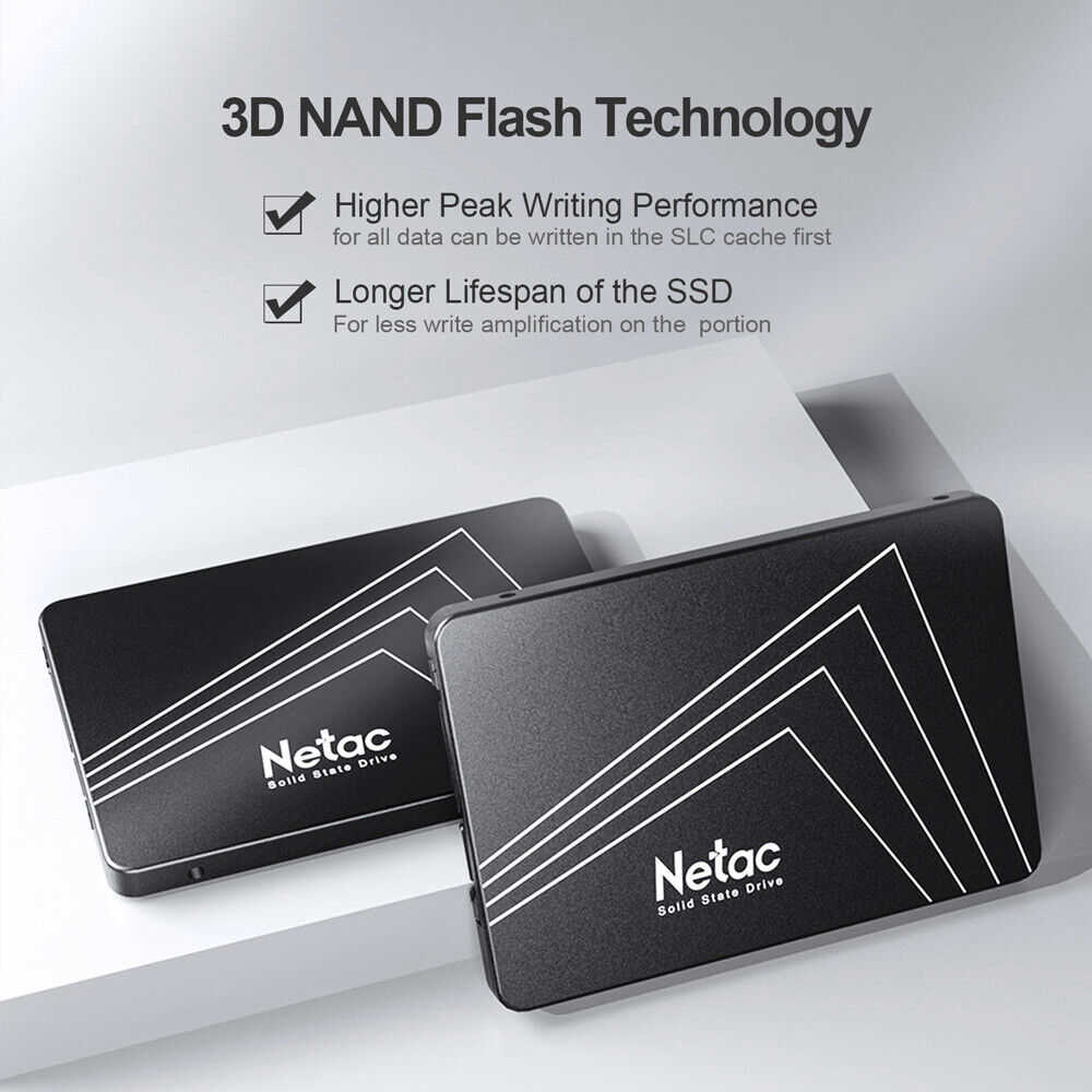 Netac 2.5" SATA III M.2 NVMe PCIe 4.0 Gen 4x4 Internal SSD