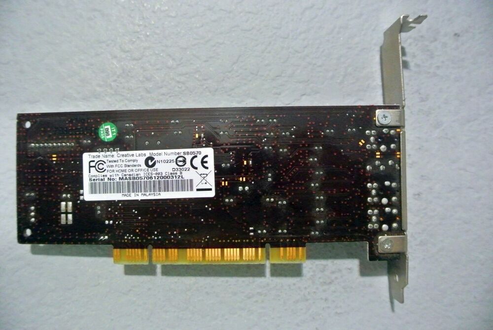 Sound Blaster Audigy SE SB0570 PCI 7.1 Channel Sound Card