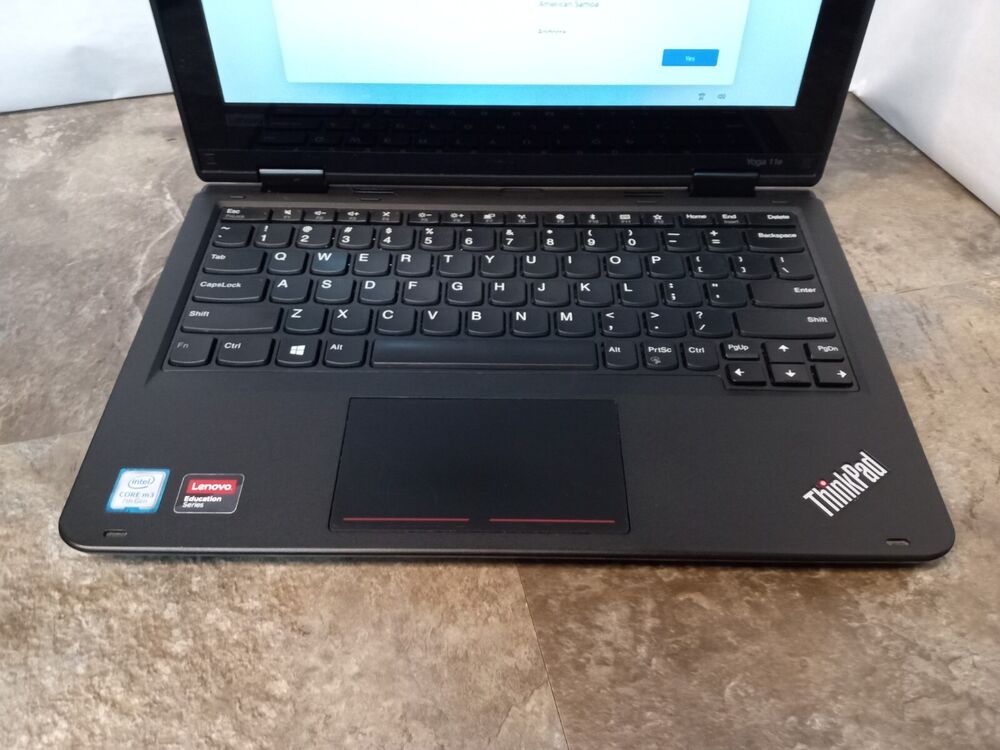 Lenovo ThinkPad 11e Laptop - 11.6" Intel m3, 8GB RAM, 128GB SSD, Windows 11