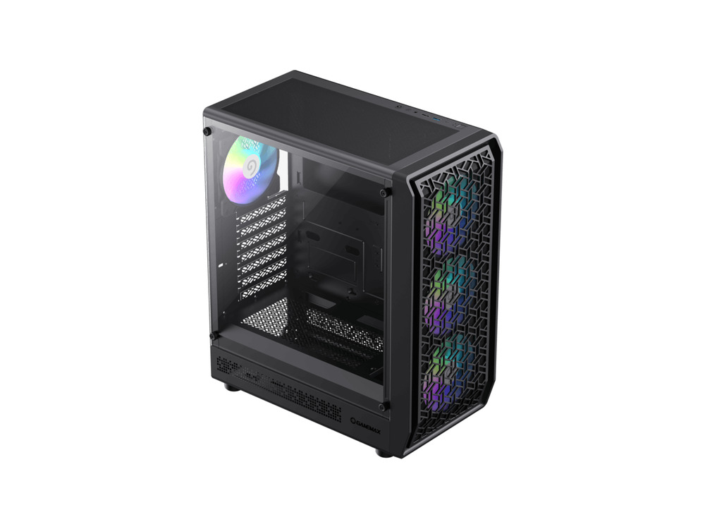 GAMEMAX Forge AB Premium Mid Tower ATX PC Case - Black