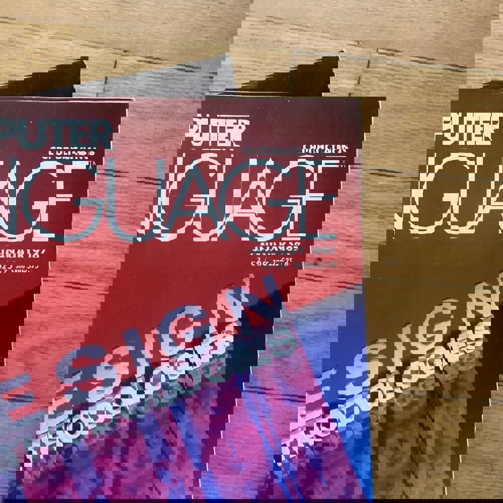 Vintage Computer Language Magazine Set 1987 - A Year of Tech History