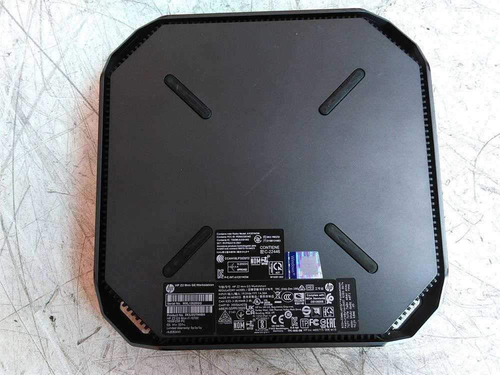 HP Z2 Mini G5 Mini-PC with Intel i7-10700, 16GB RAM, 256GB SSD, Nvidia T1000 Graphics