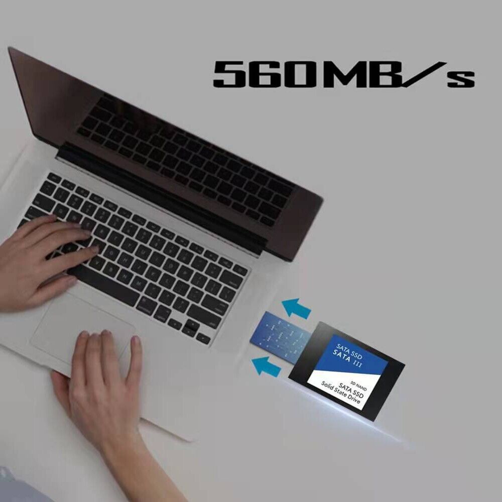 4TB 2.5" SATA III SSD - High-Speed Internal Storage for PC/MAC