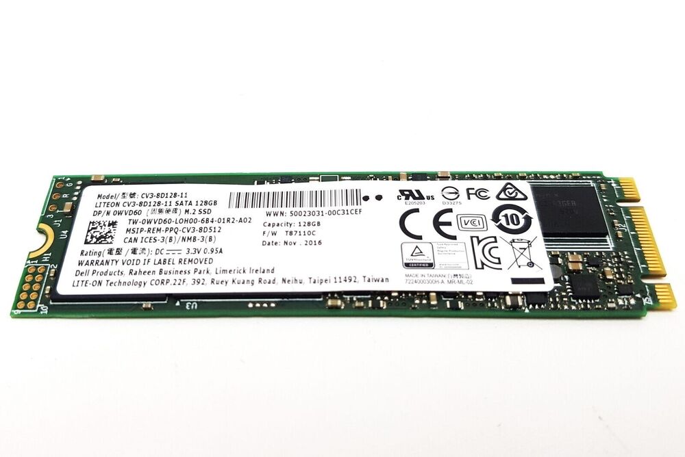 10-Pack 128GB M2 2280 SATA SSDs - Major Brands, High Performance