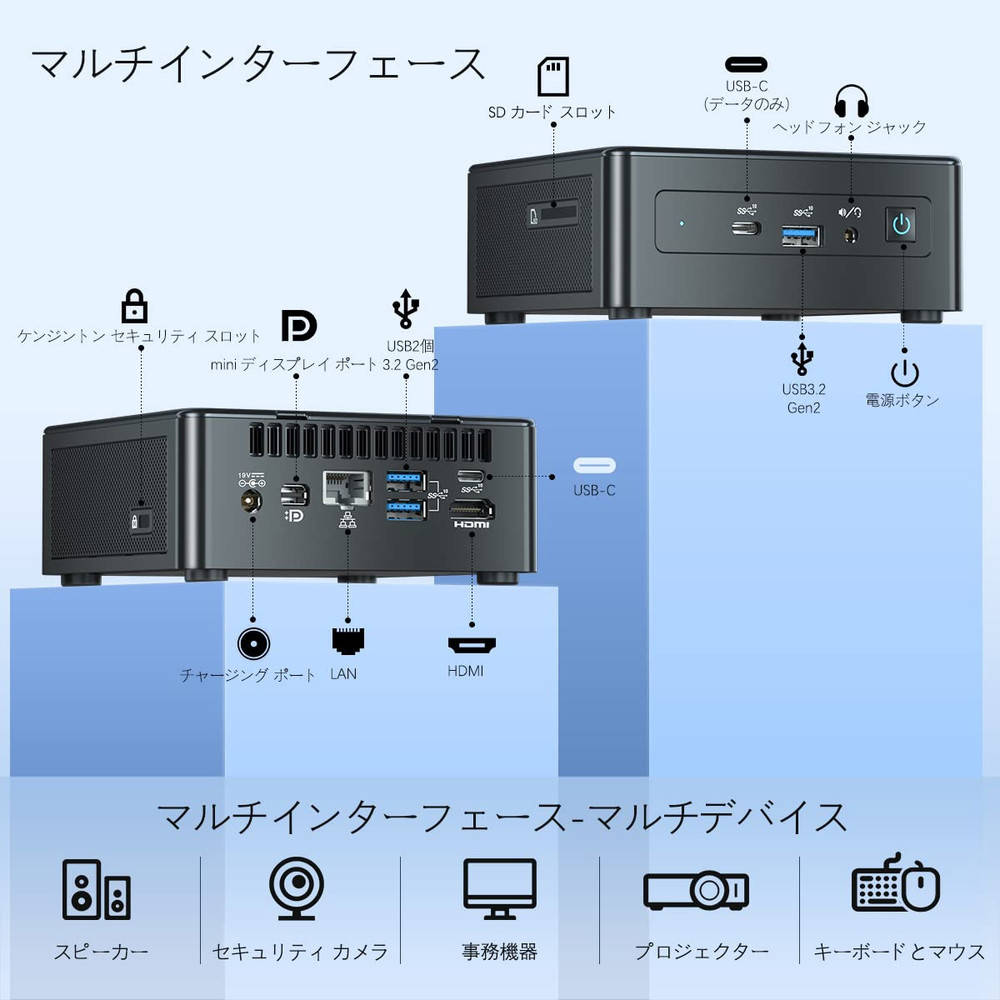 GEEKOM IT8 Mini PC XT1-Mega-U9-185H-32+1TB - High Performance Mini PC