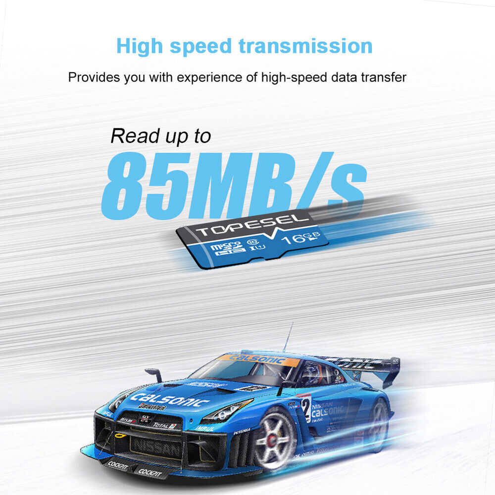 High-Speed C10 Ultra Micro SD Card Memory TF Card - 32GB to 256GB