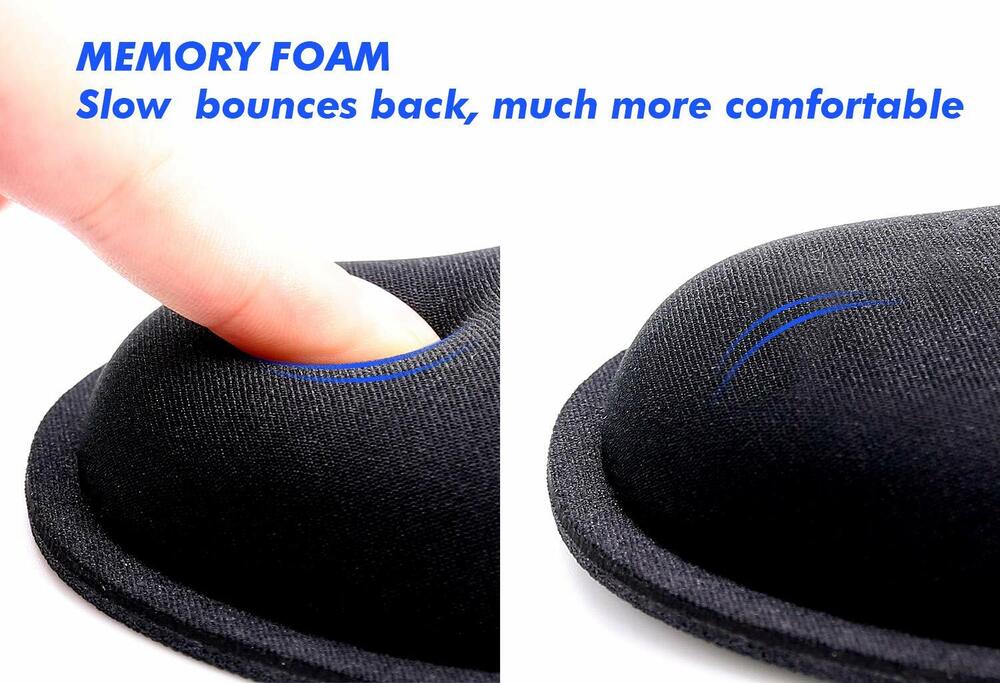 Ergonomic Memory Foam Wrist Rest Set for Keyboard and Mouse