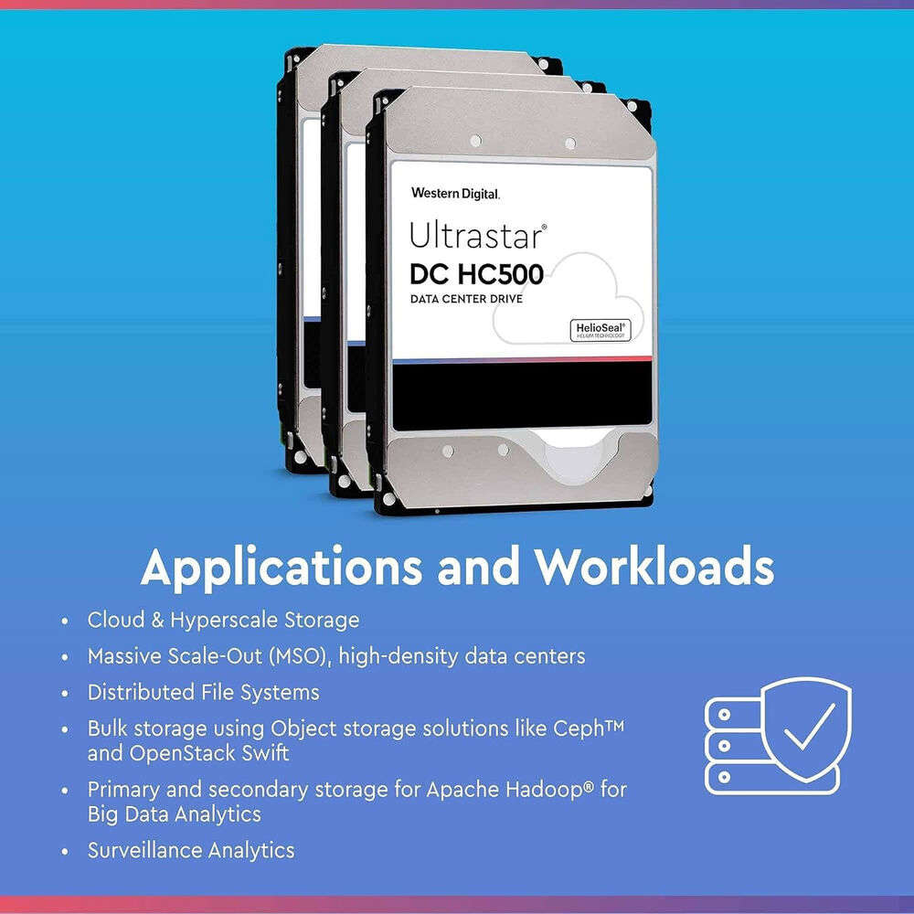 WD Ultrastar DC HC550 18TB 7200RPM Enterprise HDD