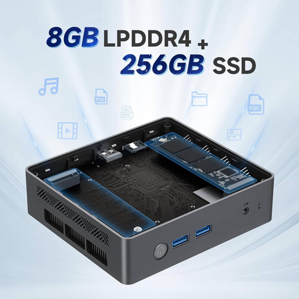 B3 Pro Mini PC - Intel N5095, 8GB RAM, 256GB SSD