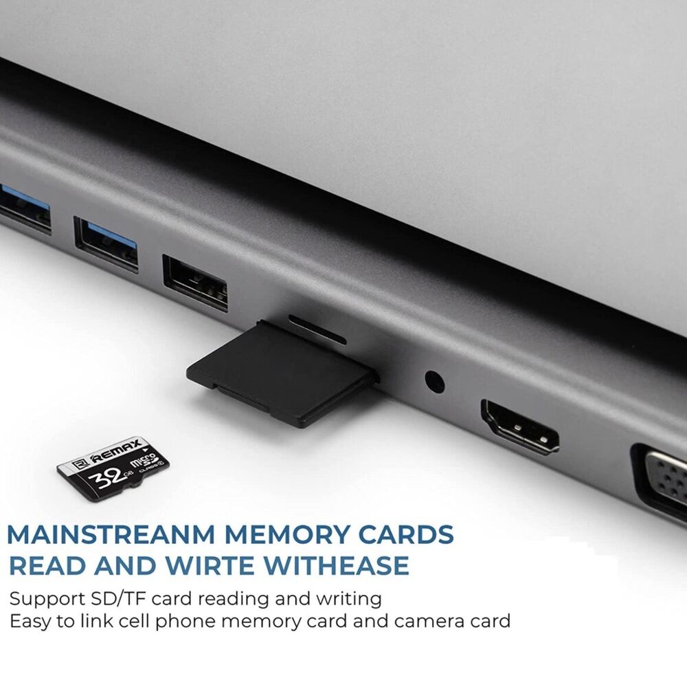 11-in-1 USB C Docking Station with Gigabit Ethernet
