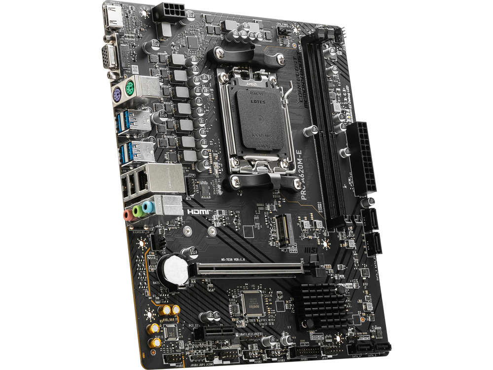 MSI PRO PRO A620M-E AM5 DDR5 mATX Motherboard