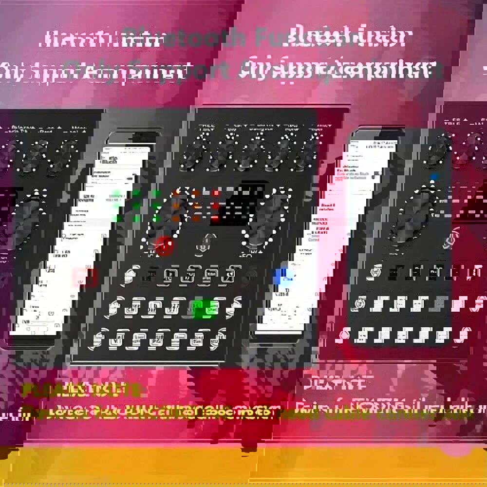V8S Sound Card - High-Quality Live Audio Equipment for Multi-platform Broadcasting