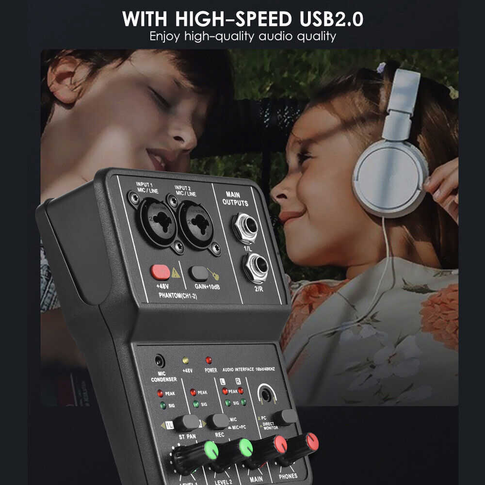 Ultra-Low Latency USB Audio Interface for Professional Recording