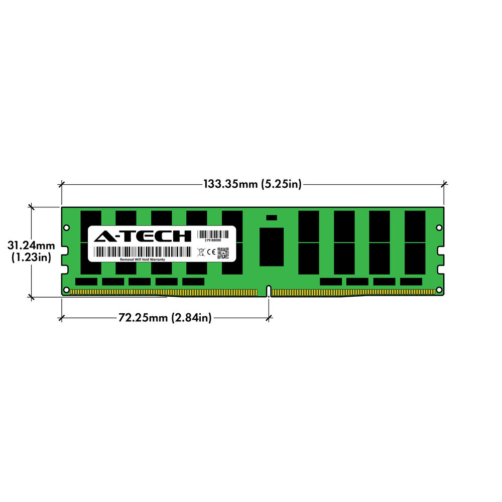 A-Tech 128GB DDR4 ECC LRDIMM Server Memory RAM