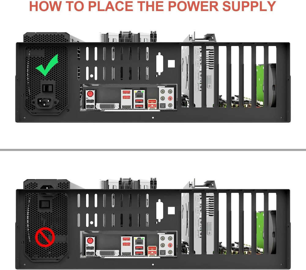 Premium ATX Open Chassis Gaming Case