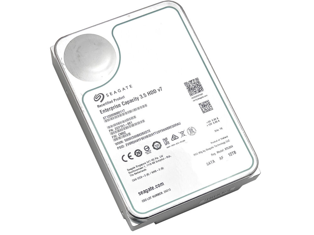 Seagate ST12000NM0117 12TB High-Capacity Enterprise Hard Drive