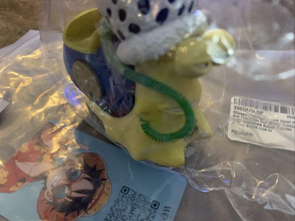 Wecoeur Anime Pirate One Piece Den Den Mushi Transponder Snail Action Figure