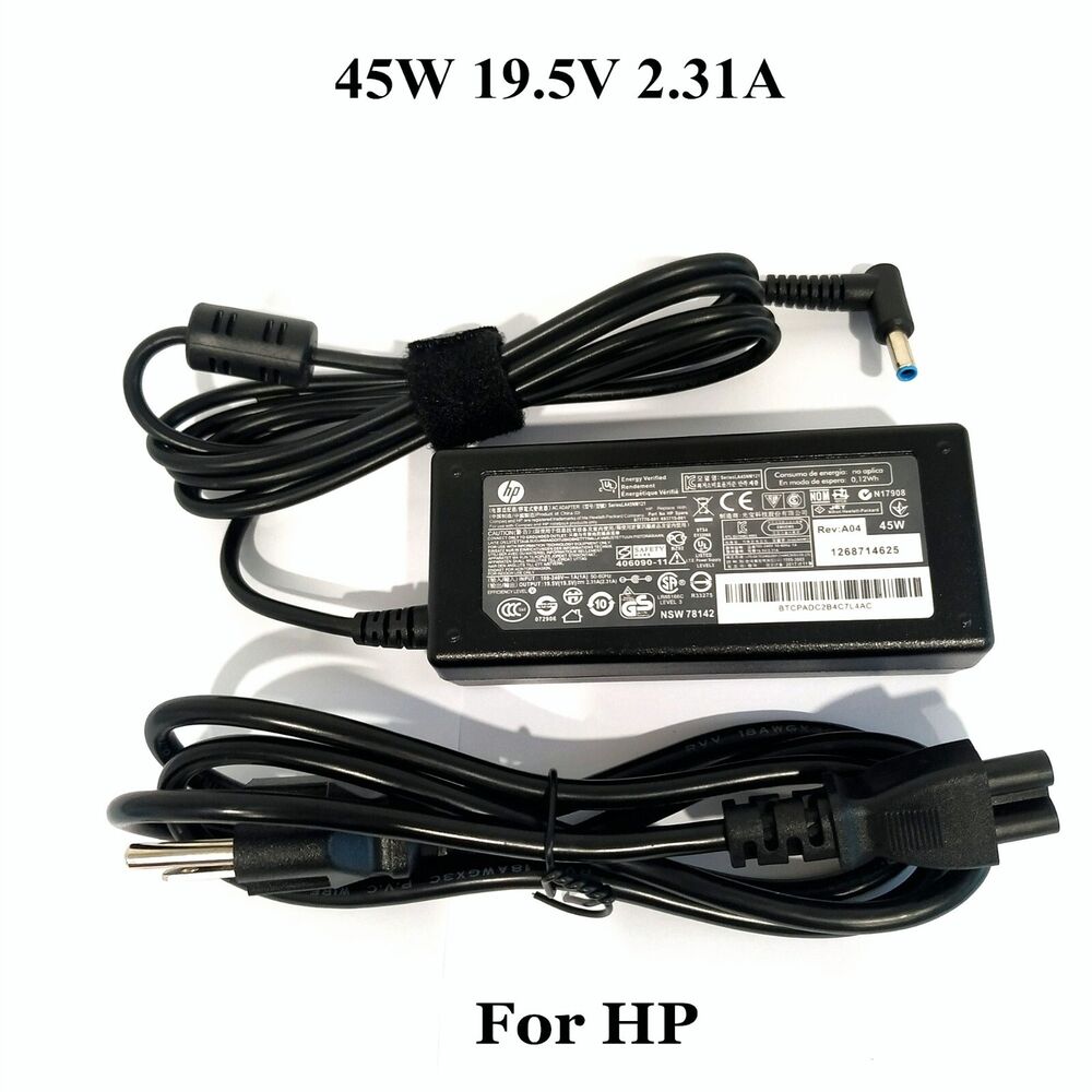 HP 45W Blue Tip Laptop Charger | 19.5V Power Supply