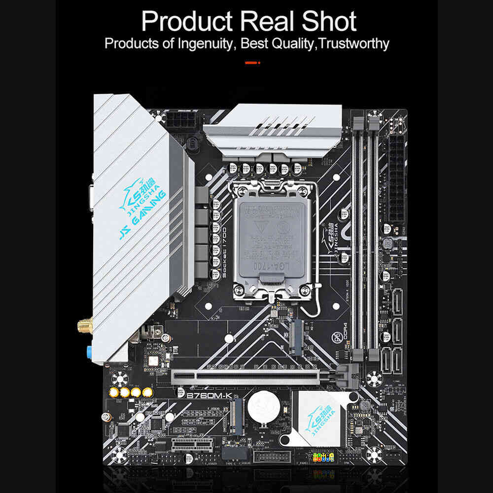 1700 GEN12/13 Processors Desktop Motherboard with 2x DDR4 RAM Support