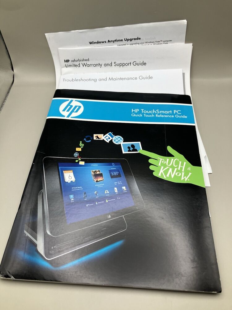 2007 HP TouchSmart IQ770 All-in-One Vintage Desktop PC