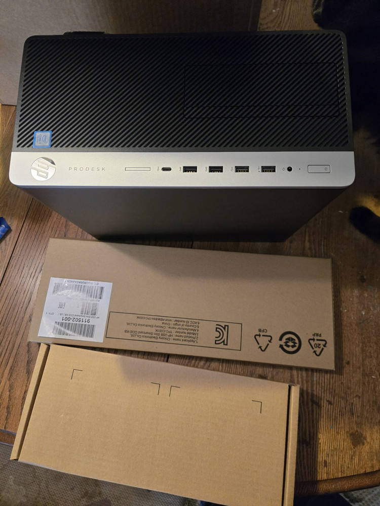 HP ProDesk 600 G3 MT Business PC with Intel i7-7700, 16GB RAM, 256GB SSD