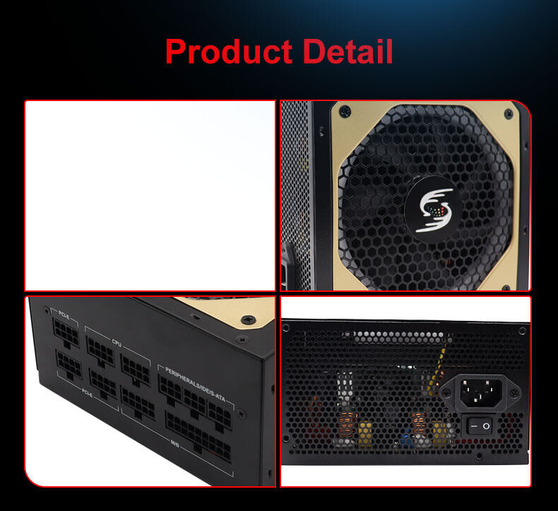 RGB Gaming 600W Full-Modular ATX Power Supply