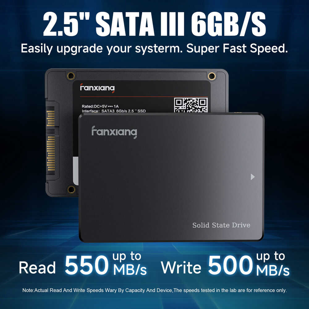 Fanxiang High-Capacity SSDs - 512GB to 4TB SATA III TLC Internal Storage Drives