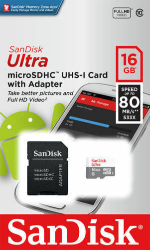 SanDisk Micro SD Card Ultra - High Capacity Storage Solutions