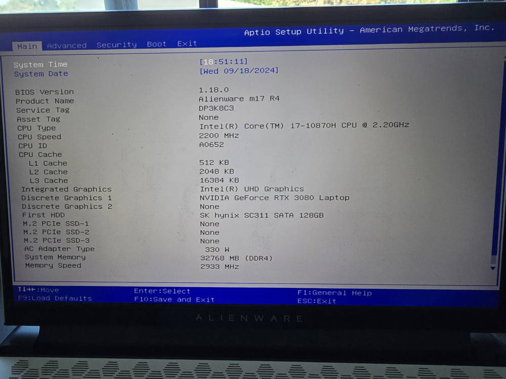 Alienware M17 R4 RTX 3080 Gaming Laptop