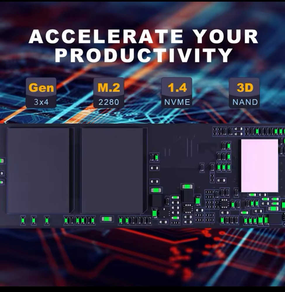 High-Speed NVMe M.2 256GB SSD for Gaming Laptops
